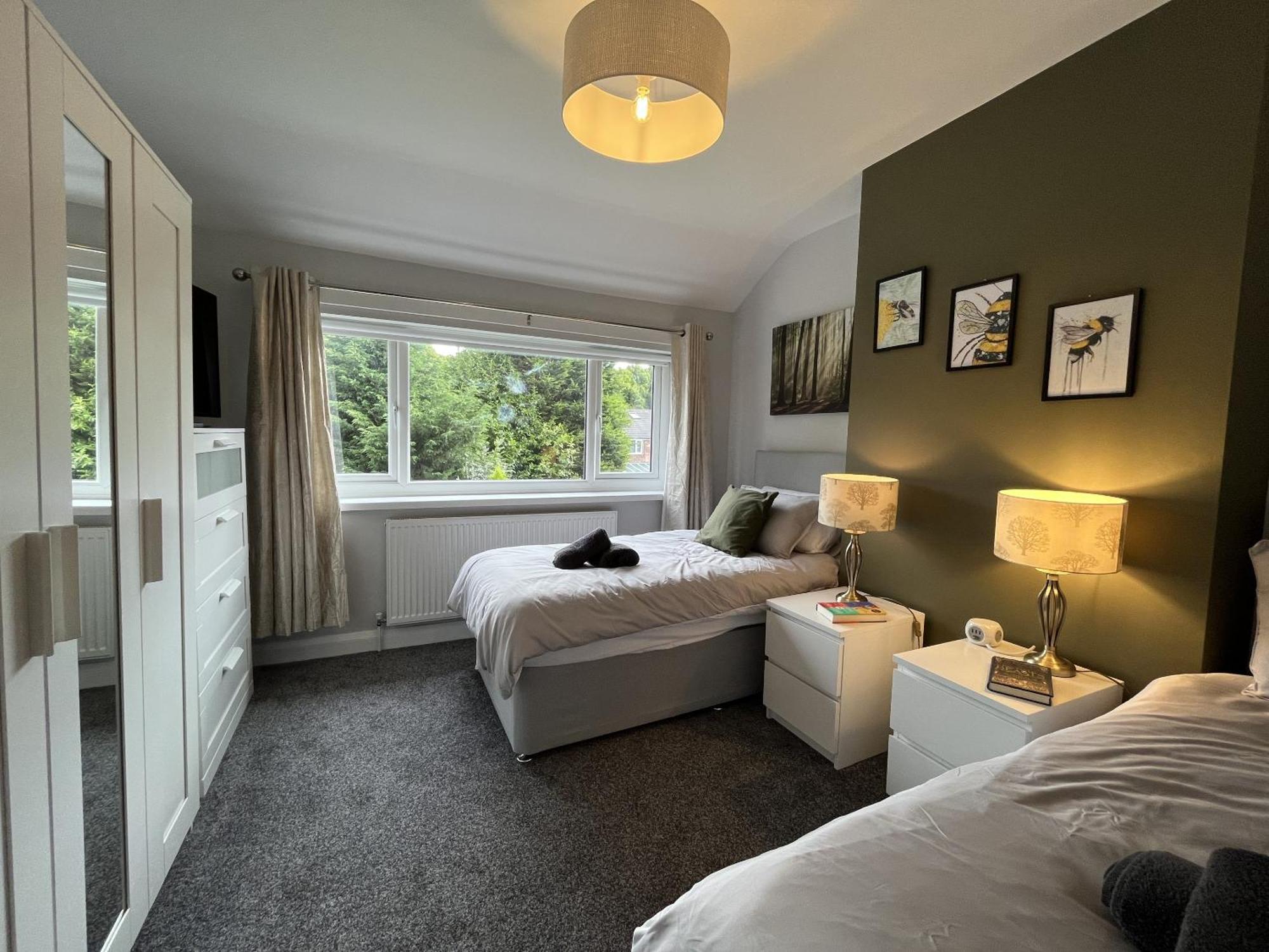 Casa de férias Modern 3-bed Stay-away-home Sleeps 6 Nr Manchester